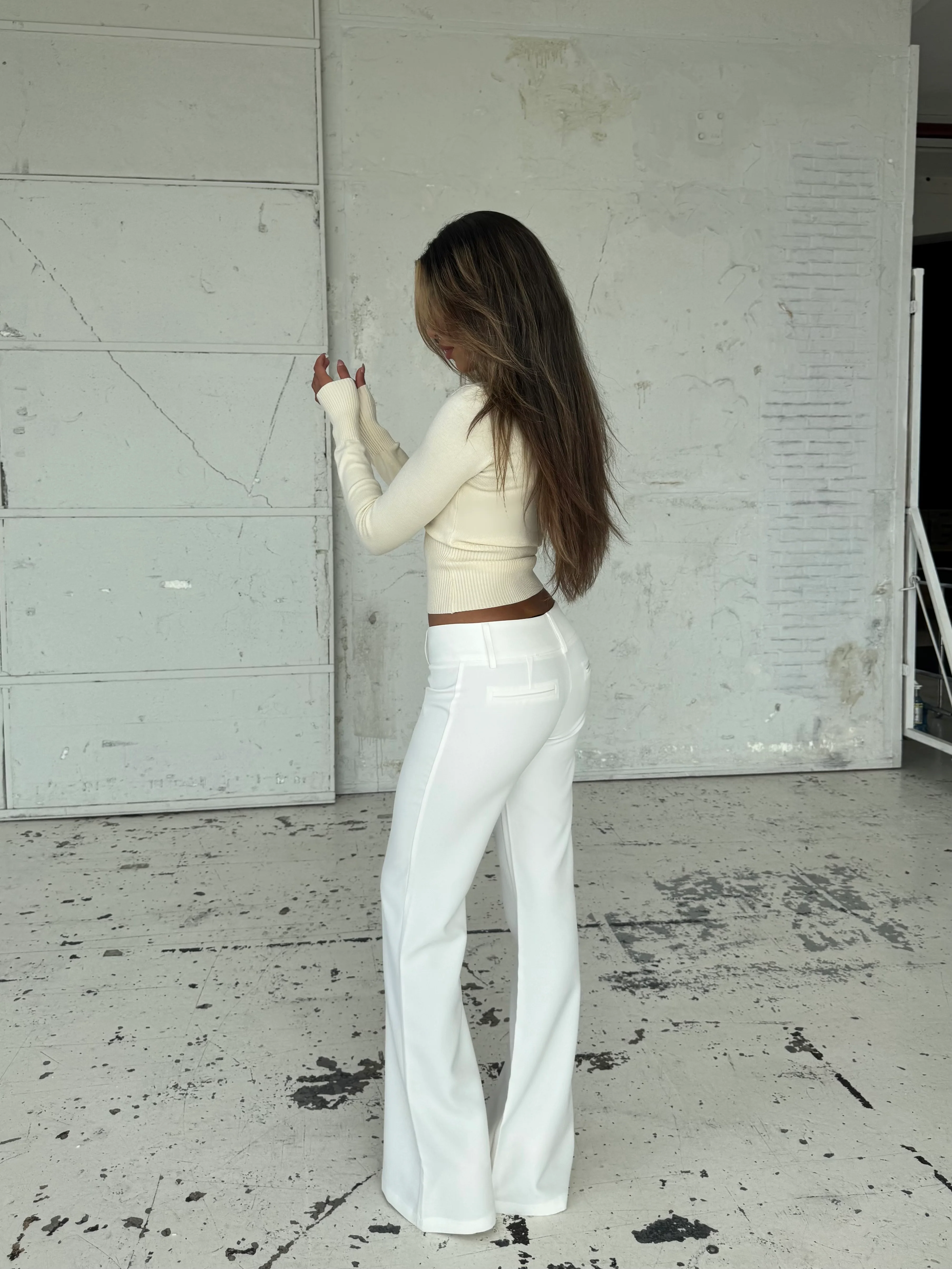 Knit Cardigan - cream - Image 6