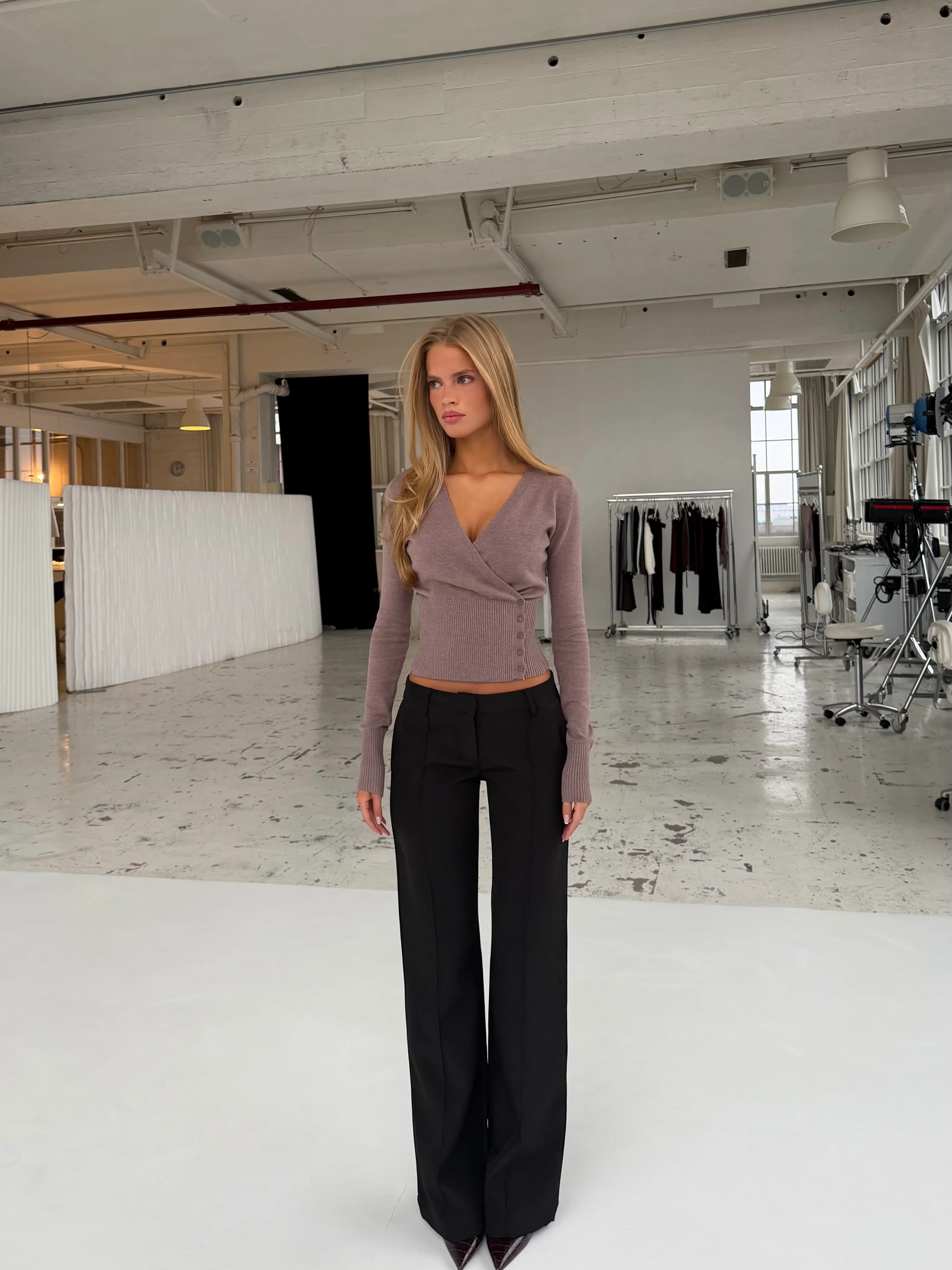 New Knit Cardigan - light brown - Image 9