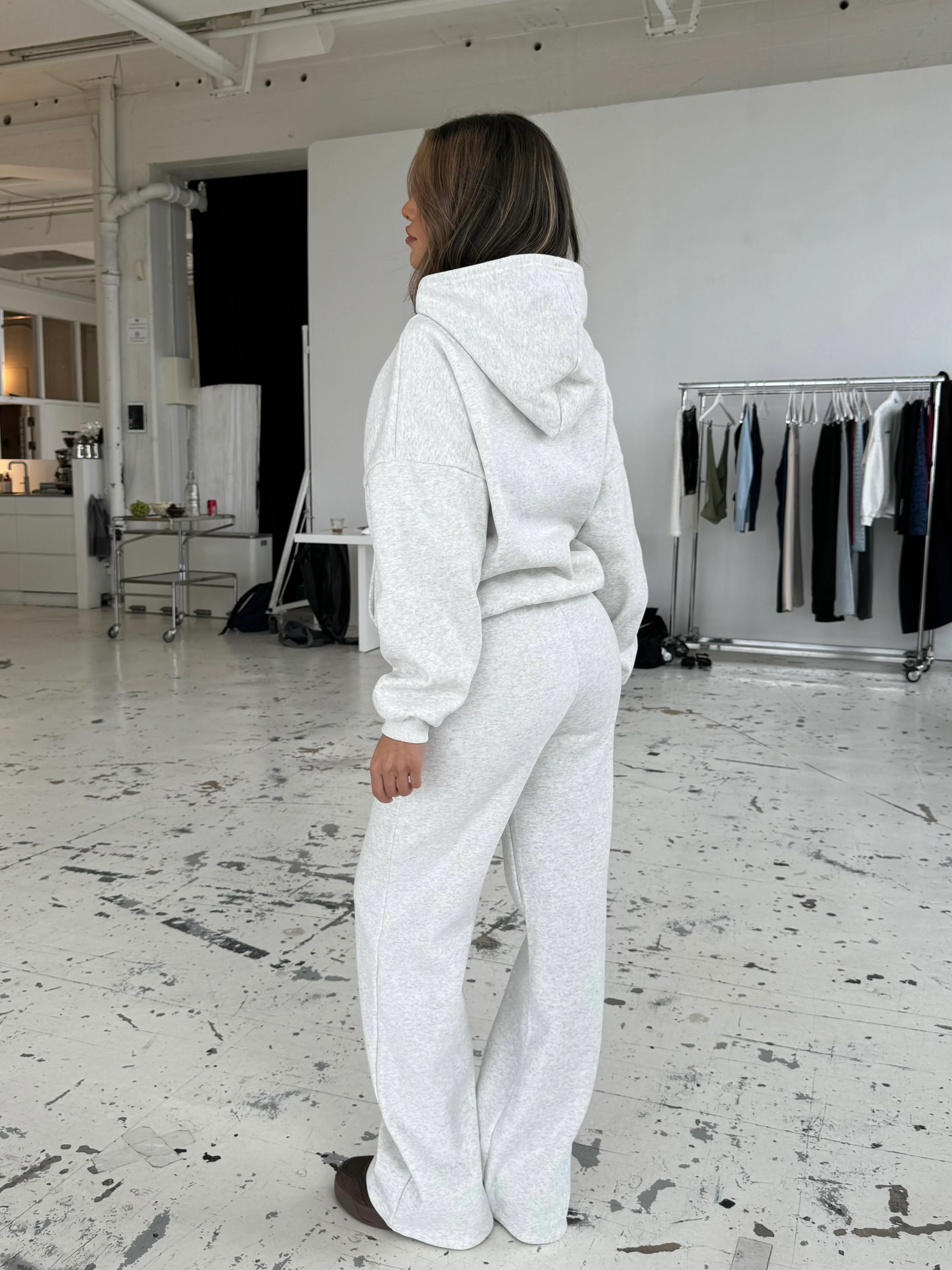 VDB hoodie - white/grey mottled - Image 5